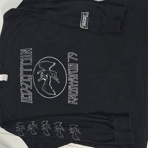 Gildan Black Led Zeppelin Knebworth '79 Men's Shirt